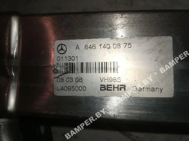 Охладитель отработанных газов к Mercedes C W203, 2006 г.