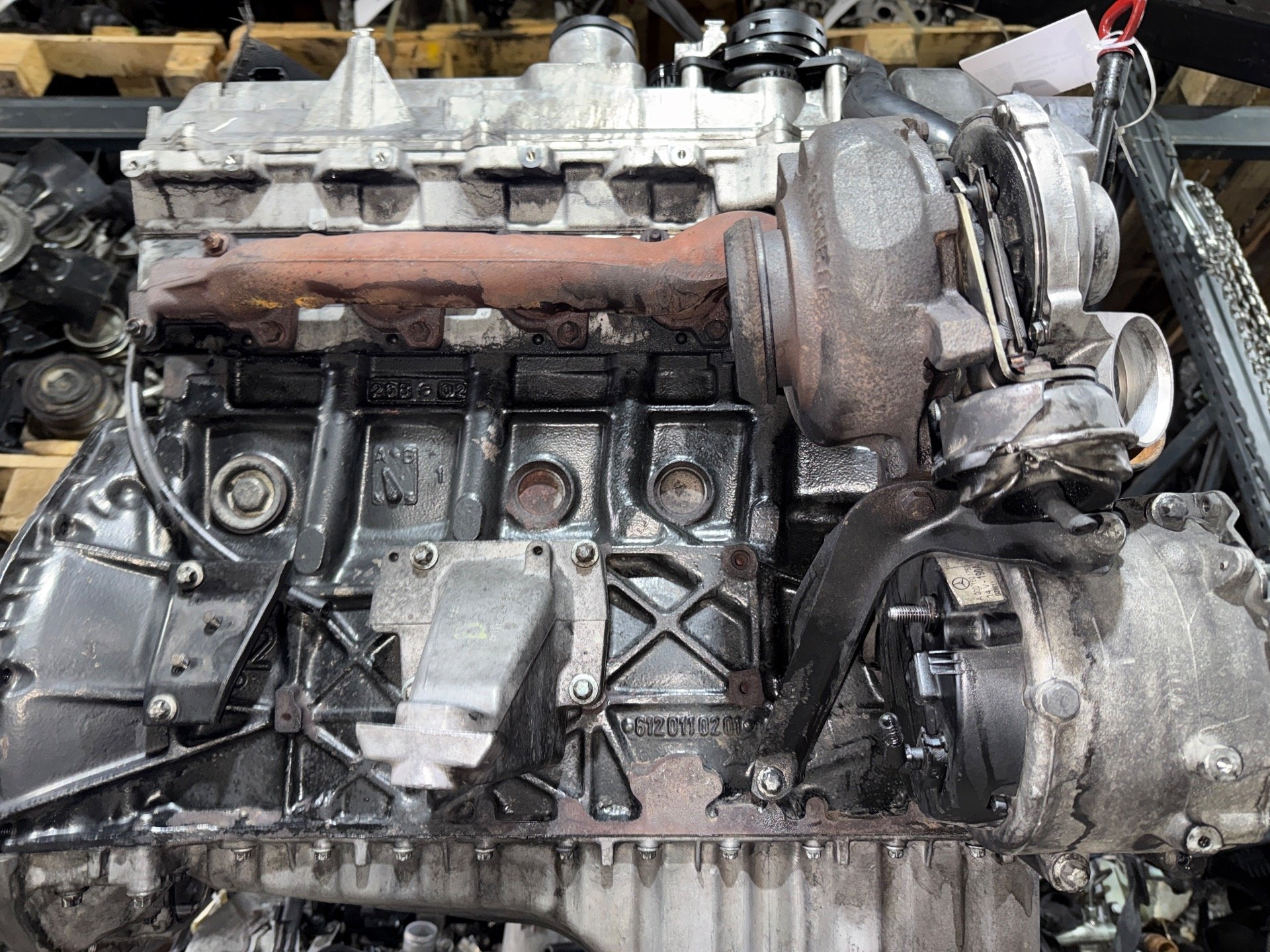 Двигатель к Mercedes ML W163, 2002 г.