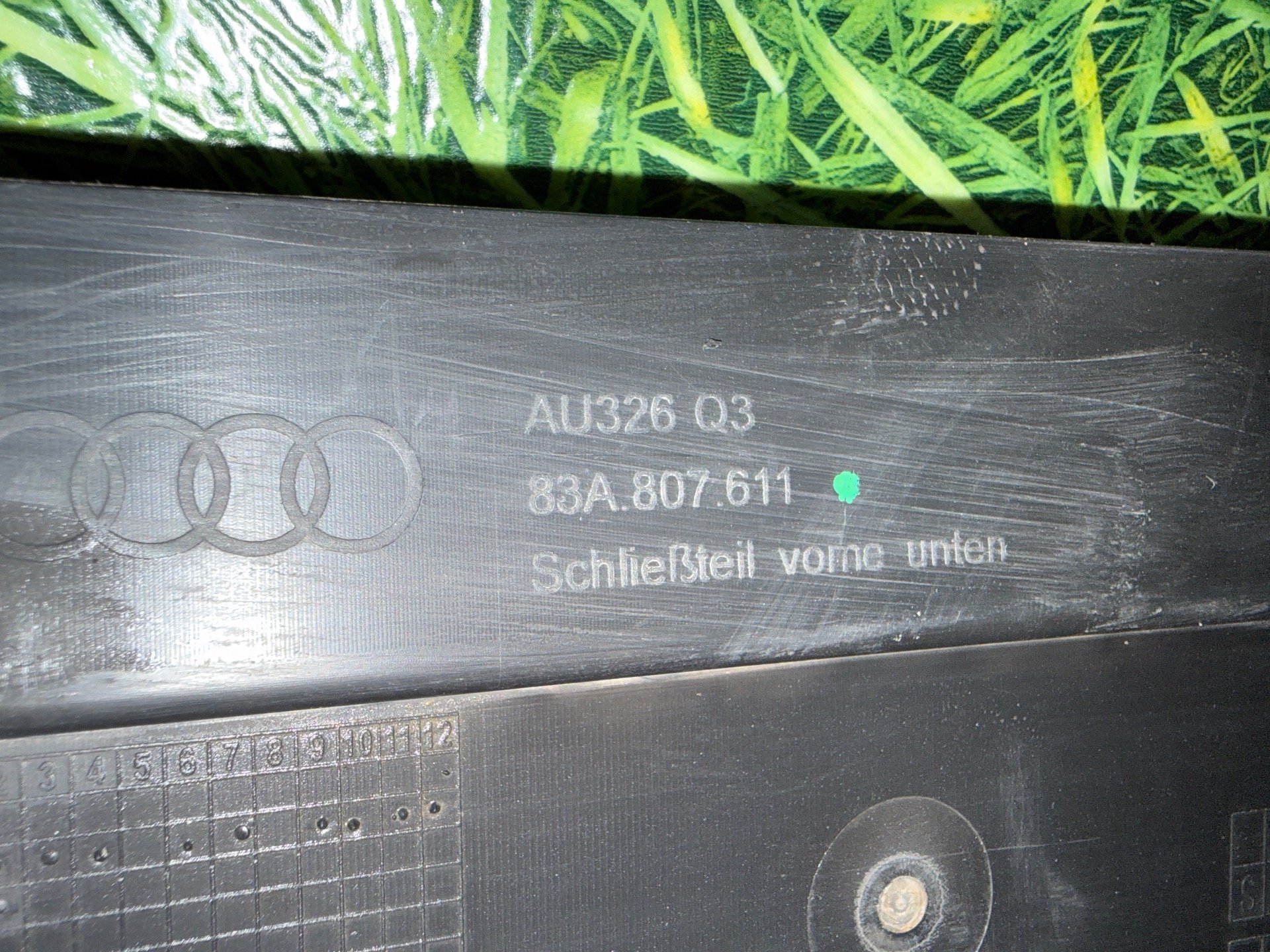 Защита бампера заднего к Audi Q3, 2020 г.
